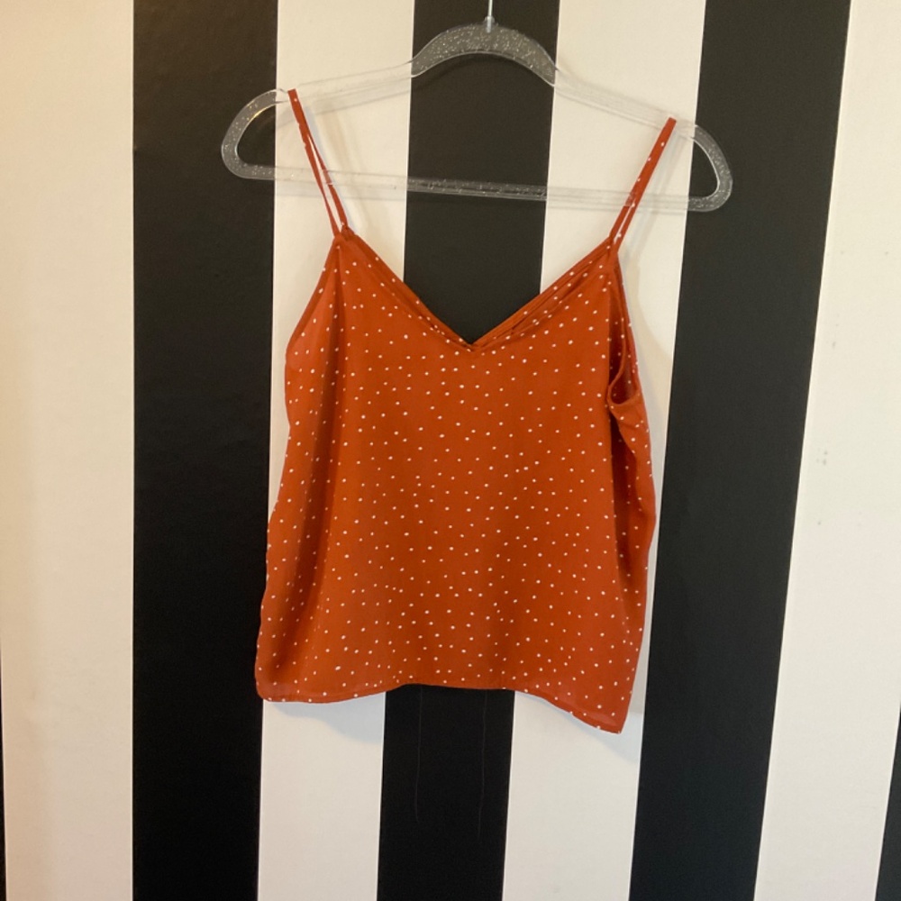 Orange Polka Dot Tank - Picture 3 of 3
